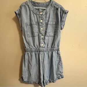 Vineyard Vines Girls Denim Romper